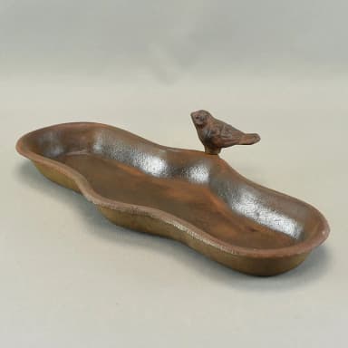 Valurautainen lintulähde 34 x 15,5 cm