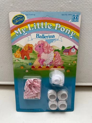 Vintage unopened My Little Pony clothing set by Hasbro