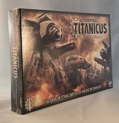 Caja de inicio Adeptus Titanicus para aficionados a Warhammer