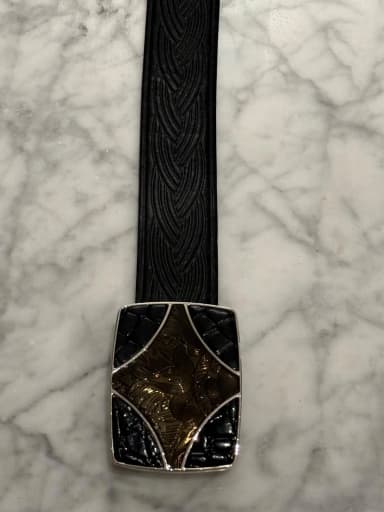 Prada leather belt available