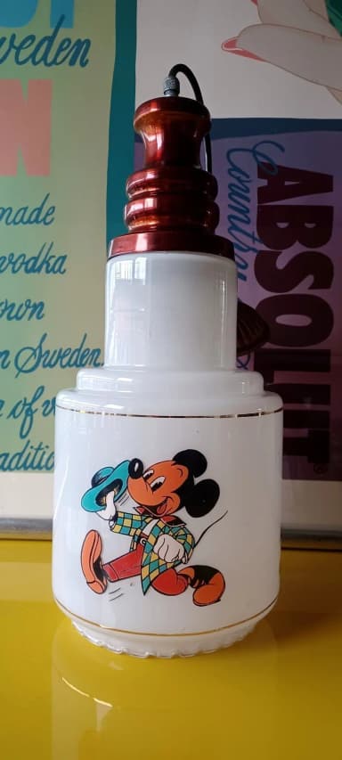 Seltene Vintage Disney Deckenlampe von Doria Leuchten 1950er