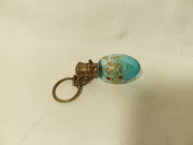 Viktorianische Parfümflasche aus Glas
