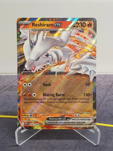Carta Pokémon Reshiram ex 020/086 rara disponible