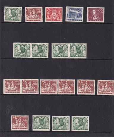 Complete Sweden memory stamp page XX category V from around 1800 SEK