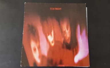 The Cure Pornography vinyl LP from 1982