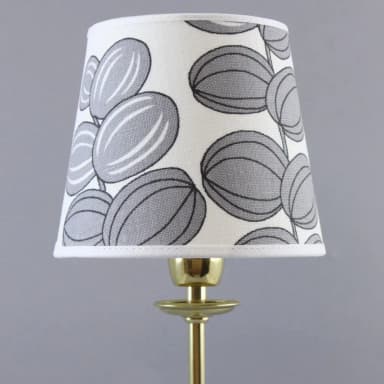 Pantalla de lámpara gris de tela Celotocaulis por Josef Frank