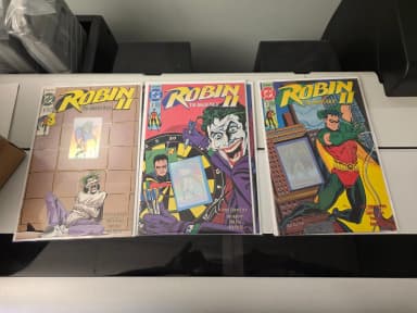 Robin II The Joker’s Wild! DC cards set from 1991 with holograms