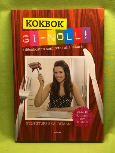 Kokbok GI-noll de Sten Sture Skaldeman libro de cocina saludable
