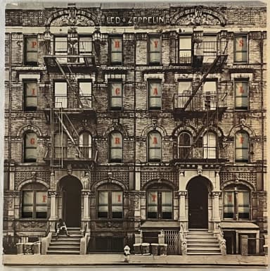 Gebrauchte Led Zeppelin Physical Graffiti Doppel-LP aus den USA