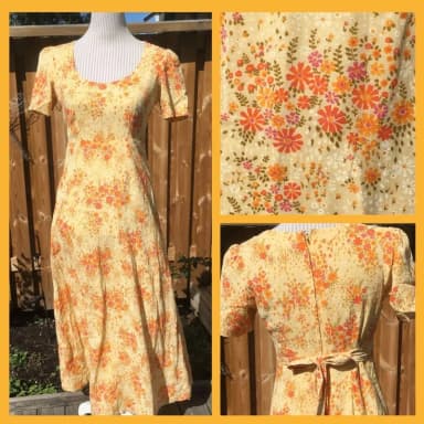 Retro vintage long dress for sale