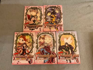Fushigi Yuugi Genbu volúmenes 1-5 manga en inglés