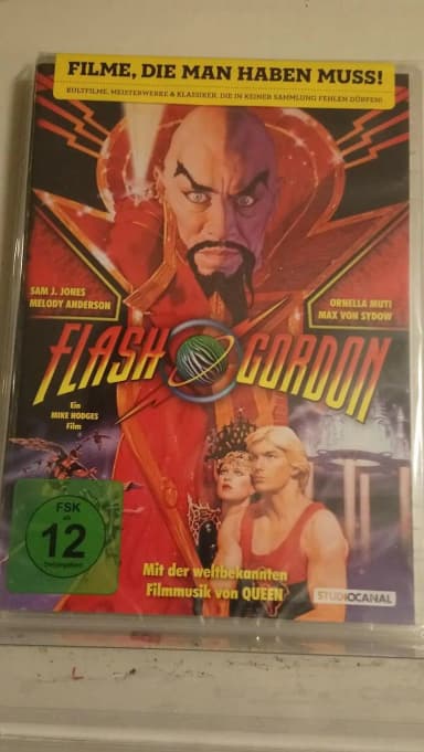 Flash Gordon DVD deutsche Ausgabe mit englischem Text, neu und versiegelt
