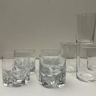 Juego de cuatro vasos de whisky Iittala en venta