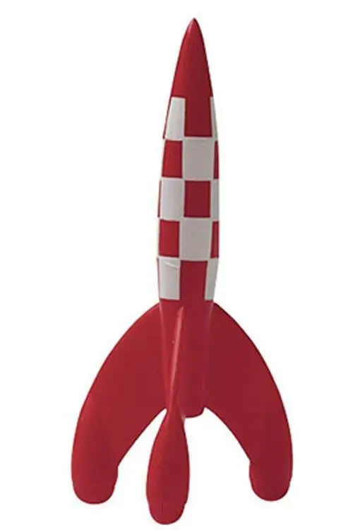 Tintin classic rocket PVC collectible