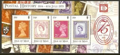 Isle of Man Postihistoria Hafnia 01 Bl 43 I xx keräilyesine