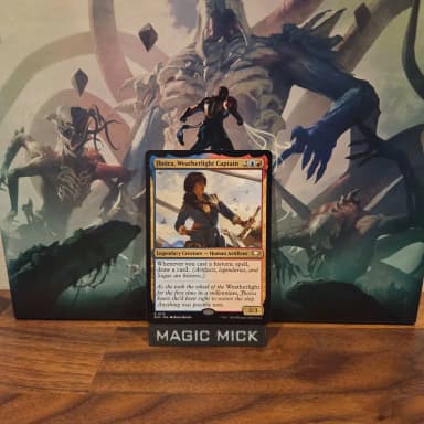 Carta Magic Jhoira, Weatherlight Captain número 118 en azul y rojo