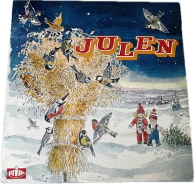 Joulun vinyylilevy myytävänä Ruotsissa