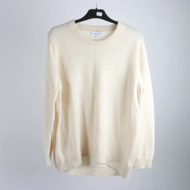Beige Davida Pullover in Größe XL aus 100% Kaschmir
