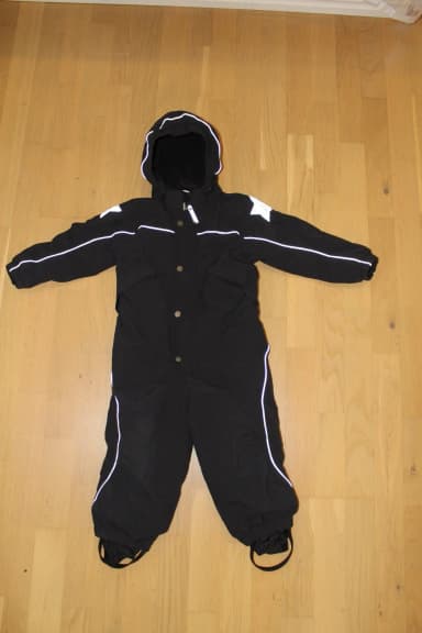 Gray winter overall for children size 98