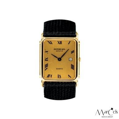Vintage Raymond Weil 5600 Tank -kello vuodelta 1987