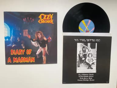 Ozzy Osbourne Diary of a Madman EU alkuperäinen vinyyli