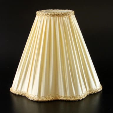 Beige Lampenschirm Kurtan für Ihre Retro-Stehlampe D24,5