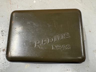 Cocina de camping Radius No 43 en caja metálica
