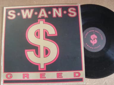 Swans Greed Vinyl-LP, UK-Veröffentlichung 1986, Industrial Musik