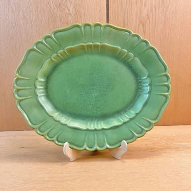 Gran faience gruesa Gefle de Arthur Percy estilo art déco 1920-30