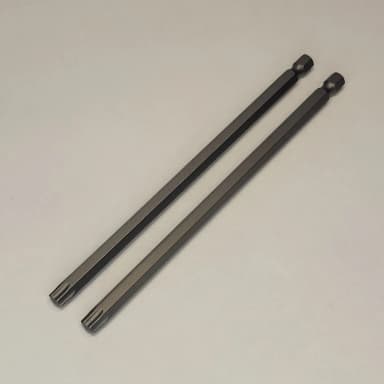Sett med 2 nye Torx T40 lange bits på 150 mm