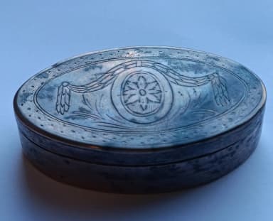 Cuchara antigua de plata de Estocolmo del siglo XVIII, 7,2 cm