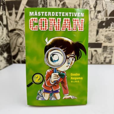 Master Detective Conan manga, osa 2, Gosho Aoyama, ruotsiksi