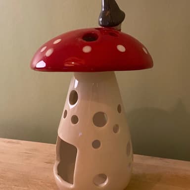Acogedora linterna Nääsgränsgården Vätte de seta para otoño y Navidad