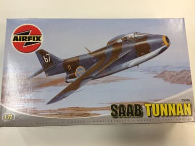Airfix Saab Tunnan Modellflugzeug im Maßstab 1:72