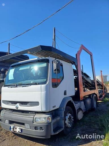 Transportador de coches Renault LOHR de 2005 con alto kilometraje
