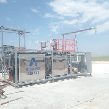 Planta de mezcla de asfalto Alfamix en Ankara con emulsión de betún