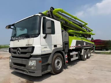 Bomba de hormigón Zoomlion ZLJ5339THB 2018 en chasis Mercedes Actros 3341