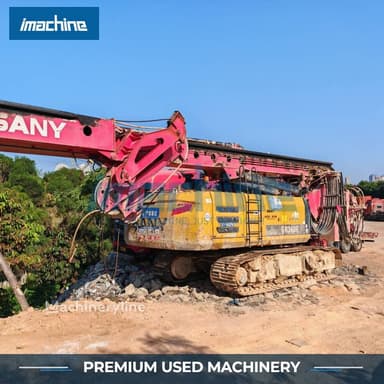 Equipo de perforación rotatoria Sany SR285 2019 con motor Isuzu y neumáticos 508
