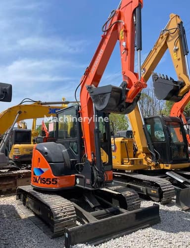 Mini excavadora Hitachi ZX55 de 2024 con 1440 horas de uso