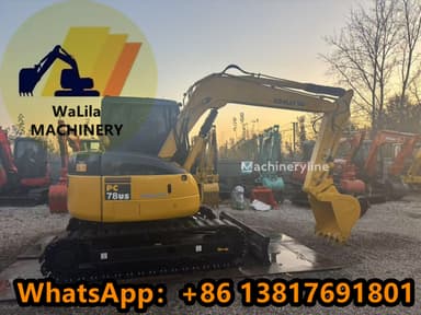 Mini excavadora Komatsu PC78 del 2023 con 512 horas de uso