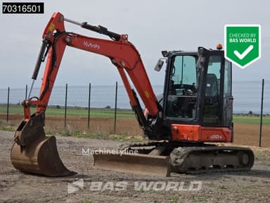 Mini excavadora Kubota U50-5 de 2020 con 2083 horas de uso