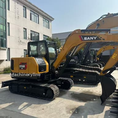 Mini excavadora Sany SY 55U con pocas horas del 2025
