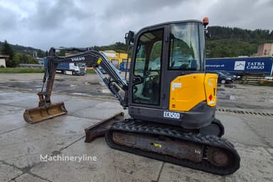 Miniexcavadora Volvo ECR50 2017 con 3760 horas en Čadca