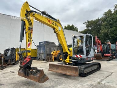 Mini excavadora Wacker Neuson 75Z3 con aire acondicionado, año 2015