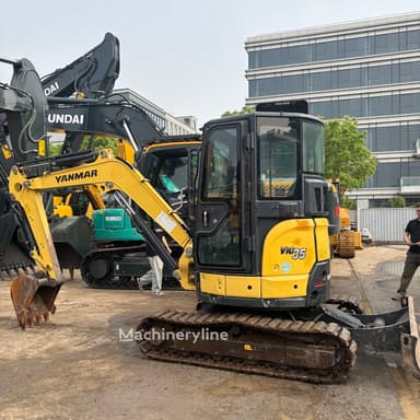 Mini excavadora Yanmar Vio 35 con 990 horas, año 2025