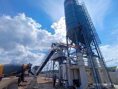 Planta de concreto estacionaria Polygonmach PSC120 con capacidad de 120m3/h