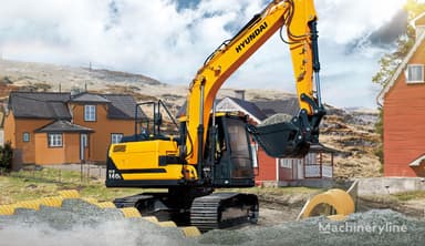 Excavadora de orugas Hyundai HX140L disponible