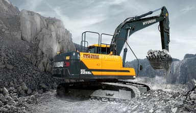 Excavadora de orugas Hyundai HX225SL disponible