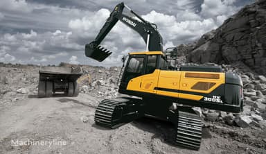 Excavadora de orugas Hyundai HX300 SL disponible
