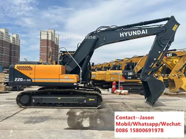 Hyundai R220LC-9S tela-alustainen kaivinkone vuodelta 2024
